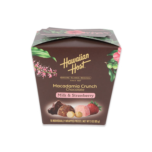 【オンライン限定】ハワイアンホースト アソートクランチ ボックス(ミルク&ストロベリー)16粒